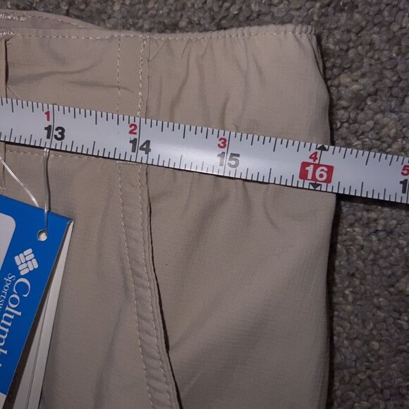 Columbia Women's Zip Off Khaki Pants Convertible Fossil Aruba Omni Shade 30 PFG - Picture 8 of 16